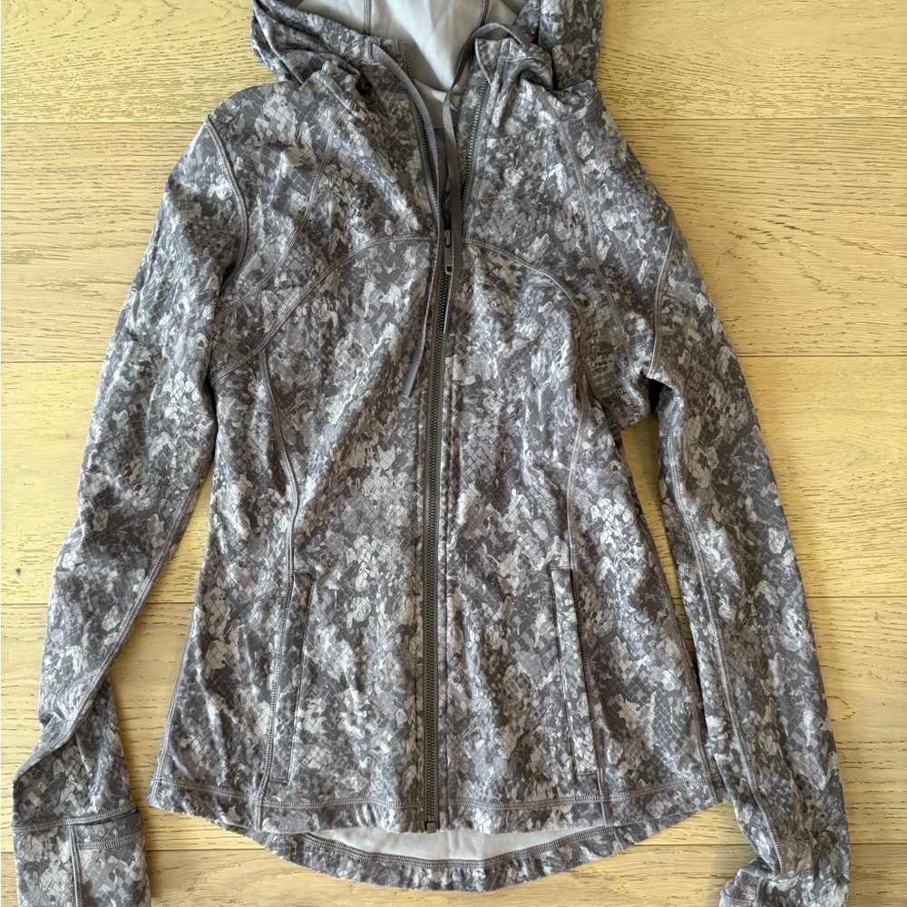 Lululemon Women's Gray Hooded Jacket